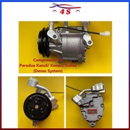 Compressor, L9 For Perodua Kancil/ Kenari/ Kelisa, Denso System.