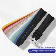 20mm Rubber Watch Strap for Rolex Co Branded Planet Planet Series Watch with Curved Liquid Silicone 