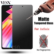 กระจกอย่างหนา Matte ปกป้องหน้าจอสำหรับ Infinix Note 30 12 12i 11 7 Lite 30 30i 20 Play 20S 20i 12 12i 11 11S 10i 9 Smart 7 6 5 4 S5 GT 10ศูนย์ NFC Pro 4G 5G 2022 2023