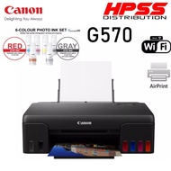 CANON G570 WIRELESS 6-COLOR INK TANK PHOTO SINGLE FUNCTION PRINTER WIFI PRINTER