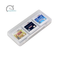 Clear 6 in 1 Game Card Storage Case Cartridge Box for Nintendo 3DS XL LL NDS DSi