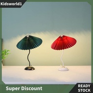 [kidsworld1.sg] Modern Pleated Lamp Bedside Decoration Night Lamp USB Powered Bedroom Home Decor