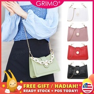 handbag women sling bags grimo travel bag READY STOCK💖GRIMO Cecaria Chain Sling Bag Handbag Women's 