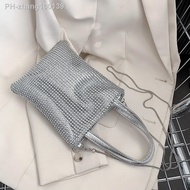 Woman Rhinestone Shoulder Bag Fashion Clutch Purse Chain Portable Messenger Crossbody Bags Mobile Phone Purse Handbags