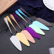 Stainless Steel Triangle Multi-Color Cake Shovel Pizza Cheese Kitchen Tools Cake Spade