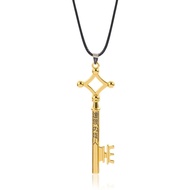 FunBoat AOT Eren Jaeger Key Necklace - Shingeki No Kyojin Anime Cosplay Keychain - Halloween Gifts f