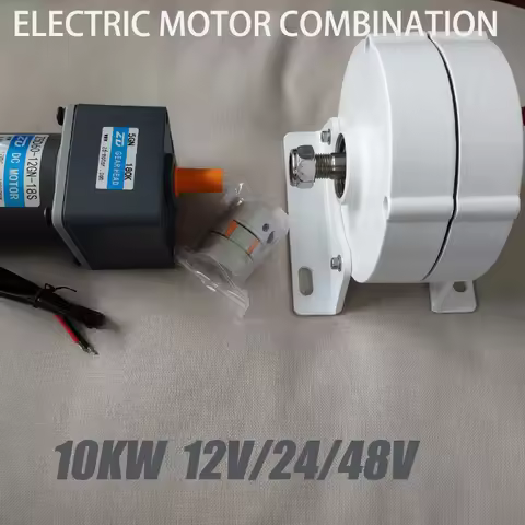 Low Noise 6KW 8KW 10KW12V 24V Single Phase DC Electric Motor Output 3Phase AC Permanent Magnet Gener