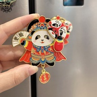 Creative Cultural Tourism Souvenir Metal Fridge Magnet Sanxingdui Panda Travel Memorabilia for Forei