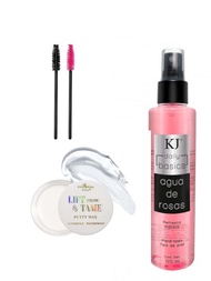 kit Cera Italia para cejas con activador de agua de rosas  planchado de cejas cejas organicas