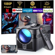 Magcubic HY450C Smart Projector Native 1080P 900 ANSI Auto Focus WiFi6 Android 11 200" Home Cinema