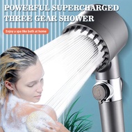 3 Functional Massage Shower Head Shower Head with Handheld High Pressure-Full Body Coverage Powerful Rain Hard Water Softener Filtered Shower Head