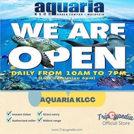 (PM KAMI UNTUK PROMO) Aquaria KLCC Ticket Kuala Lumpur