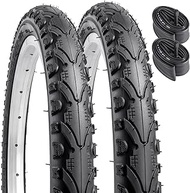 YunSCM Pack of 2 16 Inch Bicycle Tyres 16 x 1.75 Sheath 47-305 Plus 2-Pack 16 Inch Tube 16 x 1.50/1.