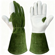 [lzdjlmy1zs] Bovine Leather Work Gloves Wear-Resistant Leather Work Gloves Cut-Resistant Hand Protec