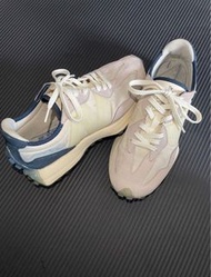 👟「全新」anb brand x New Balance 327 聯名款 白藏青 男女同款休閒鞋