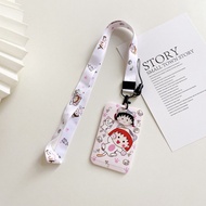 SFJHF Elderly Student Phone Lanyard Subway Access Hanging Neck Access Card Card Holder With Lanyard Bank Card Holder ID Credit Card Bus Card Case Keyring