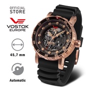 Jam Tangan VOSTOK EUROPE Engine NH72/571B648 Automatic Skeleton RG
