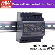 HDR-100 MEAN WELL 12V/15V/24V/48V-N Rail-mounted 100W DC switching power supply DR HDR-100-12 HDR-10