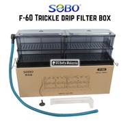 Sobo F-60 ( 2ft ) Trickle Drip Top Filter 2 layer Box for Aquarium Fish Tank akuarium ikan