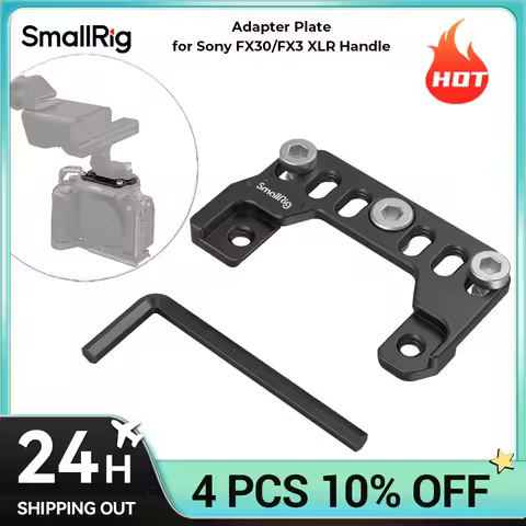 SmallRig Adapter Plate for Sony FX30 / FX3 XLR Handle for Sony A7 IV and A7S III MD4019 For Cages 32