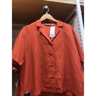 Jastip Blus Kerah Terbuka Uniqlo/ Blouse Uniqlo