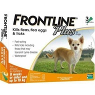 Frontline Plus 100% Original 0.67ml S Small Dog 0-10 kg Puppy Drops Of Dog Fleas