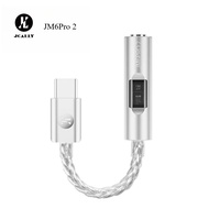 JCALLY JM6Pro 2 Type-C to 3.5mm Dual DAC CX31993 MAX97220 Digital Audio Headphone Amplifier HiFi DAC