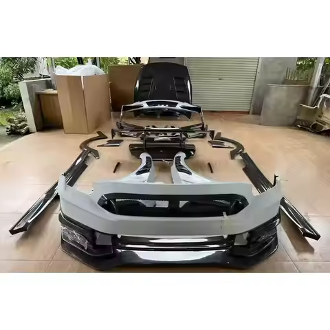 For Niissan GTR GT-R R35 Carbon Fiber Bodykit Front Bumper Rear Diffuser Fender Side Skirt Hood Upgr