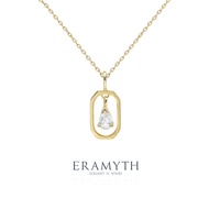Eramyth Jewelry: สร้อยคอพร้อมจี้ เงินแท้ 925 ฝั่งด้วยเพชรสวิสCZ SF-0200-G01(พร้อมส่ง)