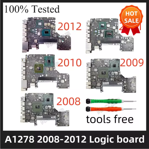 Laptop A1278 Motherboard i5 i7 820-3115-B 820-2936-A for Macbook Pro 13" A1278 2008 2009 2010 2011 2