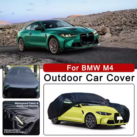 Outdoor Car Cover Waterproof Dustproof UV Sun Protection, Full Car Protector Exterior Accessories Fo