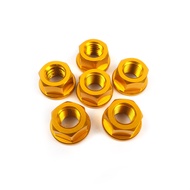 น็อตยึดสเตอร์หลัง CNC ชุดละ6ตัว M8 M10 MT15 MSLAZ R15 V3 R3 MT03 MT07 Z900