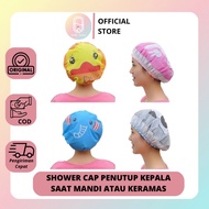 QEILA - SHOWER CAP TO COVER THE HEAD WHEN SHOWER OR SHAMPOO Shower Cap Waterproof Shower Cap Disposa