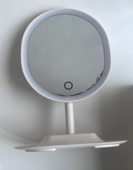 LED 化妝鏡 指觸式 子母鏡 USB充電