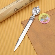 1Pc Vintafe Metal Utility Knife Portable Paper Cutter Letter Envelope Opener Express Box Knife Cutter Students Supplies