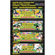 PRE-ORDER - BANNER WALL KORIDOR - SLMT DTG KE BILIK SPBT