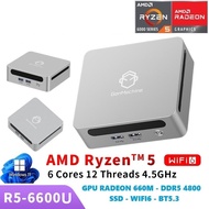Máy Tính Mini Gaming GM6 Ryzen 5 6600H 4.5Ghz DDR5 6400 cấu hình mạnh hỗ trợ xuất hình 4K60hz