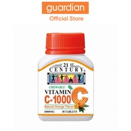 21st Century Vitamin C 1000mg Orange Chewable 30s