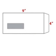 Envelope White ( 4" x 9" ) Window