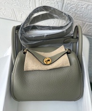 (sold) 🎠✨Hermes Mini Lindy 鼠尾草綠 Q1✨🎠