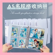 A5 Large Capacity Loose-leaf Card Book🌟Frosted Loose-leaf Photo Album A5 Card Album A5 Frosted Loose