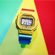 G Shock DW5600 Rasta DW5600CMA G shock Petak Autolight Come With Full Set of G shock Box Set