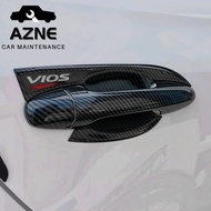 TOYOTA VIOS 2019-2022 Carbon Fiber Pattern Car Door Handle Bowl Cover,VIOS  Fourth Generation Door Handle Beauty trim