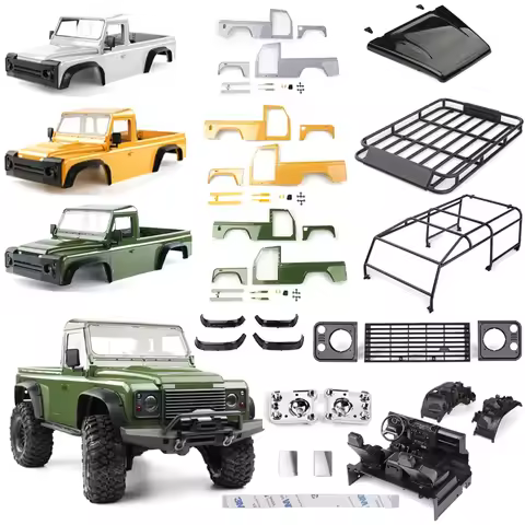 TRX-4 Simulation 324mm Wheelbase 2 Doors Pickup Truck Body Shell for 1/10 RC Crawler Car Traxxas TRX