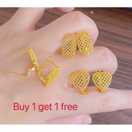 18k 18k Bangkok gold earrings ,,,,,,