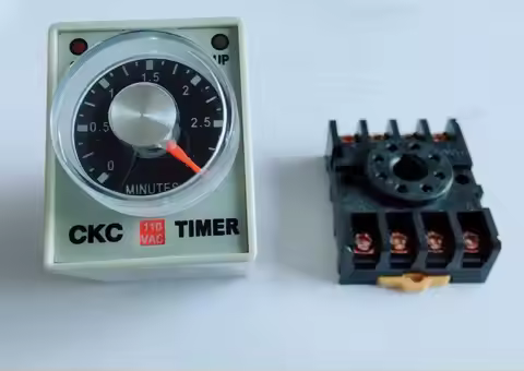 AH3-3 Time relay 12V/24V/36V/110V220V/380V Delay Timer Time Relay 8Pin with base 3S 6S 10S 30S 60S 3