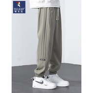 seluar slack lelaki baggy tracksuit elgini tracksuit Woodpecker Autumn Winter Casual Drawstring Swea