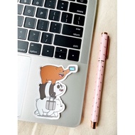 💖WATERPROOF💖 We Bare Bears Selfie Trio WBB Sticker #1347