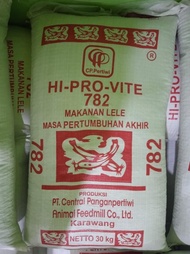 Pakan Pelet Ikan Hi-Provit 782 | Pakan Lele Nila Gurame 30kg 1 Sak