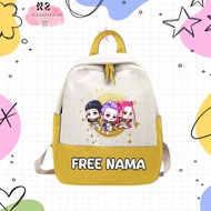 [FREE NAME] Backpack for Kindergarten,/, Elementary School, HUNTRIX GOLDEN Motif, Premium Material